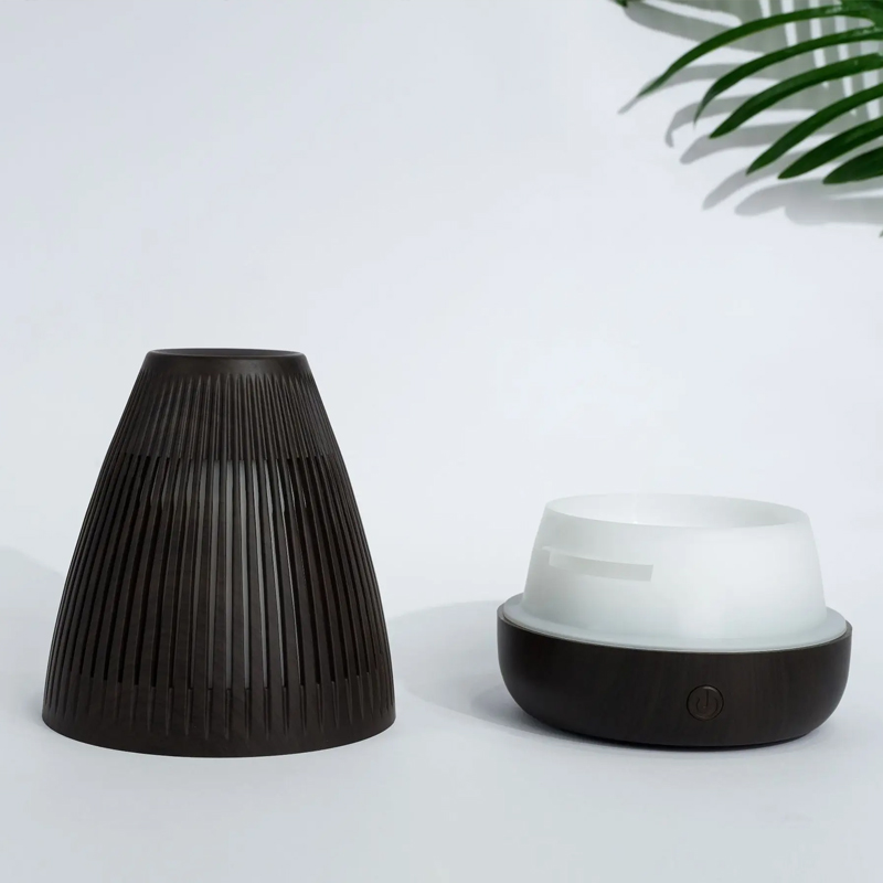 Essential Oil Diffuser Colorful Rainbow Light Port...